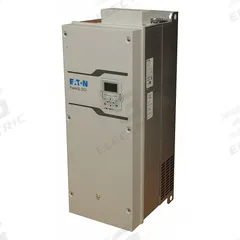EATON Variable Frequency Drive: In Phase Three, Out Phase Three, 75 hp, 105 A Output Current - Max (MPN DG1-34105FN-C21C). Key specifications — Style: Industrial High Performance; Color: White; Output Phase: Three.