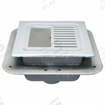 ZURN Floor Sink: 12 in Overall Wd, 6 in Sump Dp, 3 in Nominal Pipe Size, No Hub - Floor Sinks with Grates & Anchor Flanges