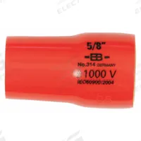 WIHA Insulated Socket: 3/8 in Drive Size, 11/32 in Socket Size, 1 1/8 in Overall Lg, 12-Point, Std (MPN 31421). Key specifications — attr1204321: Not Tether Capable; attr1204320: Chrome; attr1204316: WIHA.