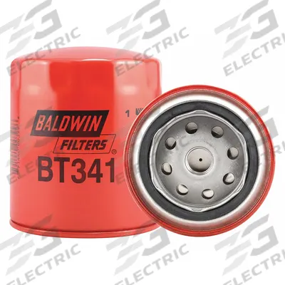 BALDWIN FILTERS Oil Filter: BT341, 5/8"-18 Thread Size, 4 3/8 in Overall Ht - Spin-On Oil Filters