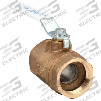 APOLLO Manual Two-Way Ball Valve: 2 in Size, Bronze, Straight, FNPT x FNPT - Bronze Ball Valves