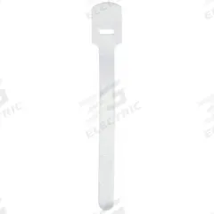RIP-TIE Hook-and-Loop Cable Tie: 3.5 in Lg, 0.50 in, 0.25 in Wd, Nylon/Polyethylene, White, 252 PK (MPN Q-35-252-W). Key specifications — Max. Bundle Dia.: 0.50 in; Material: Nylon; Color: White; Brand: RIP-TIE.