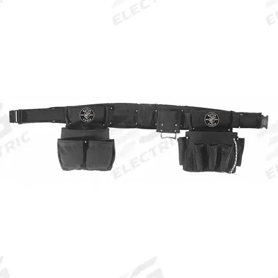 KLEIN TOOLS Tool Belt: 32 in to 36 in Waist Size, Pockets 27 - Tool Belts