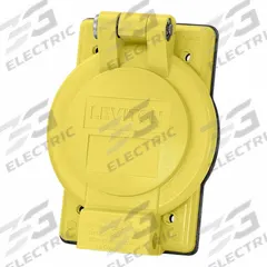 LEVITON Inlet/Oulet Cover: Wetguard (MPN WP1-YL). Key specifications — Product Type: Hinged Cover; Brand: LEVITON.