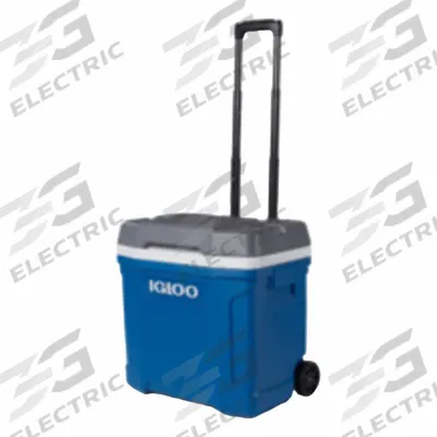 IGLOO Roller Chest Cooler: Blue, 42 Cans, 30 qt Cooler Capacity - Standard Chest Coolers