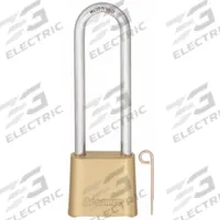 SESAMEE Combination Padlock: Scrolling Combo, Gold, Brass, Std Shackle, Steel Shackle (MPN K440). Key specifications — Dial Color: Gold; Brand: SESAMEE.