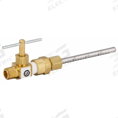 JOHNSON CONTROLS Oil Indicator: 1/8 in NPT, Brass, A-4000 - Oil Indicators