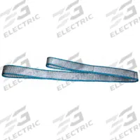 LIFT-ALL Web Sling: Type 3, Polyester, 18 ft Sling Lg, 10 in Eye Lg, 2 Plies (MPN EE2802TFX18). Key specifications — Sling Type: Type 3; Brand: LIFT-ALL; Color: Silver/Blue; Tag Type: Standard Tag.