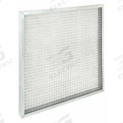 GRAINGER Washable Metal Air Filter: 20 in x 20 in x 2 in, Galvanized Steel - General Use Mesh Air Filters
