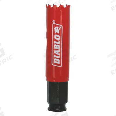 DIABLO Hole Saw: 13/16 in Saw Dia., 4 Teeth per Inch, 2 3/8 in Max. Cutting Dp - Multi-Material-Cutting Hole Saws without Arbor
