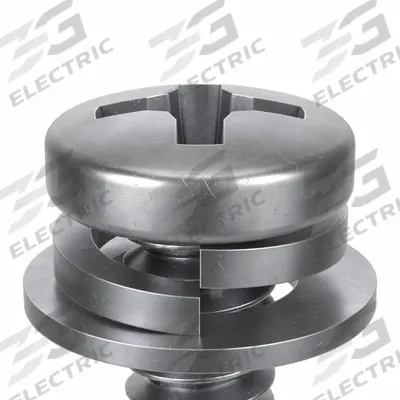 SEMS Screw: Flat/Split Lock, #4-40 Thread Size, 1/8 in Lg, Stainless Steel, Passivated - Machine Screws with Flat & Split Lock Washers