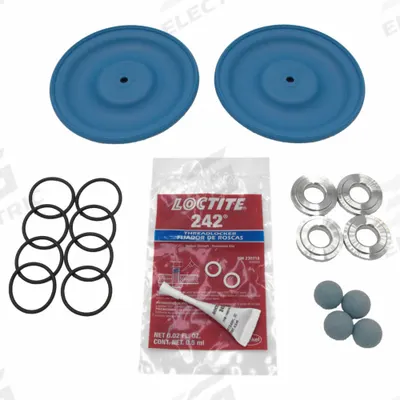 GRACO Fluid End Repair Kit: Fluid Section Repair Kit, FK5622, Santoprene - Graco Fluid-End Repair Kits