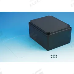 BOX ENCLOSURES Enclosure: Black, Polycarbonate, 9 in x 7 in x 5 in, NEMA 4, Solid Cover (MPN BEN-92PBK). Key specifications — attr1046062: Black; attr1046066: Solid; attr1046077: 4; attr211016: BOX ENCLOSURES.