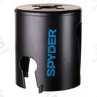 SPYDER Hole Saw: 2 3/8 in Saw Dia., 1 Teeth per Inch, 2 in Max. Cutting Dp, 1/2"-18 Thread Size (MPN 600027CF). Key specifications — attr1098070: 1; attr1098087: SPYDER; attr1098073: 1/2"-18.