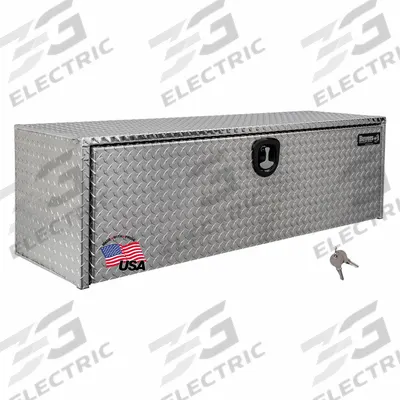BUYERS PRODUCTS Underbody: Underbody Truck Box, Single Drop-Down Door Door, 24 in Overall Dp - Single Drop-Down Door Boxes