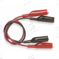 POMONA Test Leads: Black/Red Electrical Current Color, Alligator Clip, 2 ft Lg, Vinyl (MPN AL-B-24-02). Key specifications — attr1330521: POMONA.