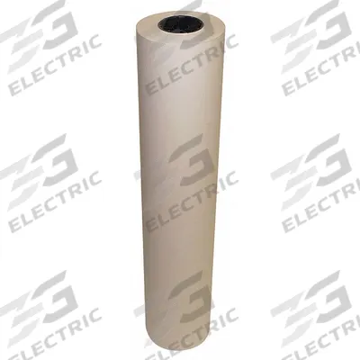 APPROVED VENDOR Flame Retardent Paper: Heavy Duty, 6.7 mil Thick, 300 ft Lg, 42 in Wd, White - Kraft Paper Surface Protection Rolls