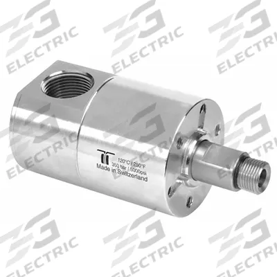 MOSMATIC Rotary Union: Straight, Plain 304 Stainless Steel, 1 Passages, 3/8 in Rotating Shaft - Stainless Steel Rotating Joints & Unions