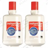 IN SINK ERATOR DIVISION Water Filter Cartridge: 15 micron Micron Rating, 0.75 gpm Flow Rate, 2 PK (MPN F201R). Key specifications — Reduces: Chlorine Odor.