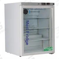 AMERICAN BIOTECH SUPPLY Lab Refrigerator: 5.2 cu ft, Undercounter, 2°C to 7°C, 24 in Overall Dp (MPN PH-ABT-HC-UCFS-0504G). Key specifications — Door Opening Style: Right; Color: White; Alarm Type: Temperature; Manufacturer Part Number: PH-ABT-HC-UCFS-0504G; Brand: AMERICAN BIOTECH SUPPLY; Product Type: Lab Refrigerator; Door Type: Swing Glass; Refrigerant Type: R-600a.
