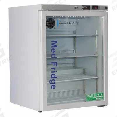 AMERICAN BIOTECH SUPPLY Lab Refrigerator: 5.2 cu ft, Undercounter, 2°C to 7°C - Pharmacy & Vaccine Refrigerators