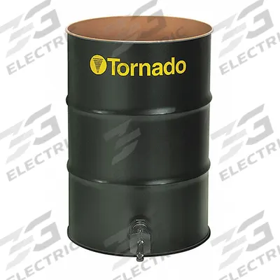 TORNADO Vacuum Drum: Open Head, 23 1/2 in Top Outside Dia, Steel - Pneumatic Vacuum Drums