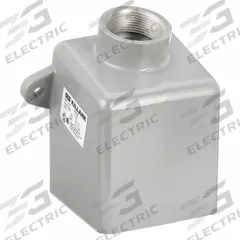 HUBBELL Back Box: 60 A, 1.5 in, Dead End Hub, 15° (MPN VRE56). Key specifications — Brand: HUBBELL; Material: Aluminum.