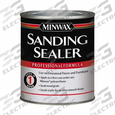 MINWAX Sealer: Sealer, Interior, Water, 1 gal Container Size, Wood, Clear, Clear - Wood Sealers & Finishes