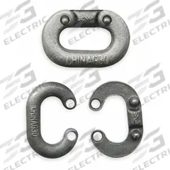 DAYTON Connecting Link: Connecting Link, Steel, 2 21/32 in Overall Lg, 1 23/32 in Overall Wd, Plain (MPN 1EKC7). Key specifications — Brand: DAYTON.