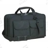 PLATT Tool Bag: 18 1/2 in W x 6 in D x 6 1/4 in H, Black, Nylon, 49 Pockets, 47 Inside Pockets (MPN 689ZT). Key specifications — attr1116482: Black; attr1116498: PLATT; attr1203621: Nylon.
