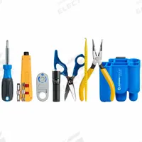 JONARD TOOLS Punch Down Tool Kit: 9 Total Pcs, Tool Pouch, 10 or less Pieces Range (MPN TK-17). Key specifications — attr549013: (1) Long-Nose Pliers; attr549011: (1) Wire Stripper; attr549010: None; attr549007: (2) Blades; attr549012: (1) Multi-Bit Screwdriver; attr539015: JONARD TOOLS.
