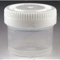 GLOBE SCIENTIFIC Laboratory Jar: Polypropylene, Polyethylene, 1.3 fl oz, 48 mm Body Dia, 42.5 mm Ht (MPN 6520). Key specifications — Brand: GLOBE SCIENTIFIC; Clarity: Translucent; Closure Included: Yes; Pre-Cleaned: None.