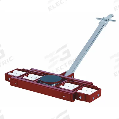 GKS-PERFEKT Machine Roller: 132,000 lb, 7 1/8 in Deck Ht, 13 3/8 in L x 13 3/8 in W - Front- & Rear-Support Machine Rollers