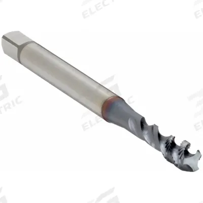OSG Spiral Flute Tap: M4.5x0.5 Metric, D3 / 4H-6H, 3 Flute - Spiral-Flute Taps for Steel & Stainless Steel