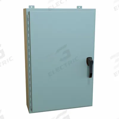 HAMMOND Enclosure: Steel, 36 in x 24 in x 8 in, NEMA 12/13/3R/4, Solid Cover - Steel Washdown Enclosures