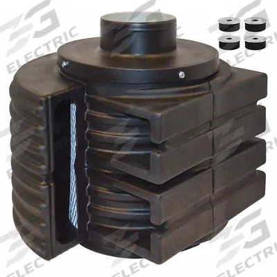 BALDWIN FILTERS Automotive Air Filter: Engine, Round, 15 5/16 in Outside Dia - Bottom - Round/Oval Engine Air Filters