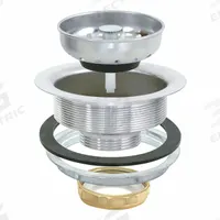APPROVED VENDOR Strainer: Stainless Steel, Chrome, 4 1/2 in Overall Dia, Socket Weld, 4 in Pipe Dia (MPN 30001). Key specifications — Product Type: Sink Drain; Brand: APPROVED VENDOR; Finish: Chrome; Material: Stainless Steel; Includes: Stainless Steel Stick Post.