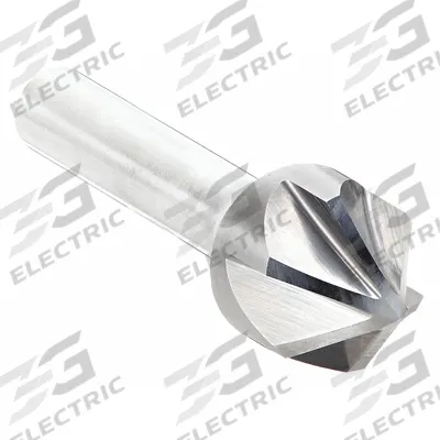 KEO Countersink: 82°, 6 Flute, 1 in Body Dia - Smooth-Finish Six-Flute Countersinks