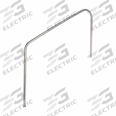 SPECTRUM Stair Rail: 12 in Setback, Dia 1.9 in, 0.145 in Thick, Fixed Legs, 80 5/8 in Ht - Pool Stair Rails