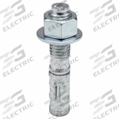 RED HEAD Wedge Anchor: 3 1/2 in Overall Lg, 5/8 in Dia, 5/8"-11 Thread Size, Steel - Steel Wedge Anchors