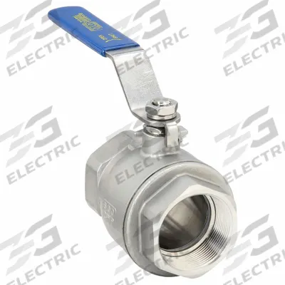 APPROVED VENDOR Manual Two-Way Ball Valve: 2 in, 316 Stainless Steel, Straight Valve Body - Stainless Steel Ball Valves