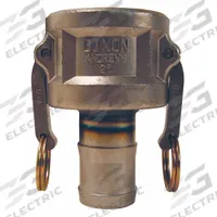 Cam and Groove Coupling: 3 in Coupling Size, 125 psi Max. Working Pressure @ 70 F, Male Hose Shank (MPN 3025-C-SS). Key specifications — Gasket Material: Nitrile; Fitting Type: Male Hose Shank; Includes Locking Arm: No; Body Material: 316 Stainless Steel; Brand: DIXON VALVE & COUPLING.