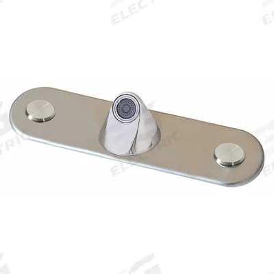 BESTCARE Bathroom Sensor Faucet: WH3377, Centerset, Brass, Chrome, Manual, Battery - Button-Operated Institutional Faucets