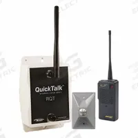 RITRON Two-Way Radio Call Box: RQT-U450System, UHF License Required, Black, 1 Radio Channels. Key specifications — Manufacturer Part Number: RQT-U450System; Brand: RITRON; Color: Black; Radio Band: UHF License Required; Includes: Wired Push Button.