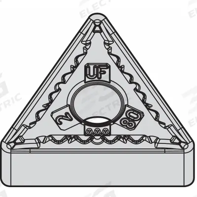 WIDIA Triangle Turning Insert: TNMG432UF - Triangle (T) Indexable Turning Inserts