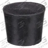 Stopper: SBR Rubber, 15 Stopper Size, 83 mm Bottom Dia, 103 mm Top Dia, 39 mm Overall Ht, Black (MPN 15-004). Key specifications — Standards: ASTM D2000; Brand: APPROVED VENDOR; Color: Black; Stopper Size: 15; Material: SBR Rubber.