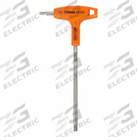 BETA Hex Key: 0 Ball Ends, 7/32 in Tip Size, SAE, Long, Stainless Steel, Satin, 6 in Long Arm Lg, T (MPN 96T INOX). Key specifications — attr1205521: BETA; attr1205526: Satin.