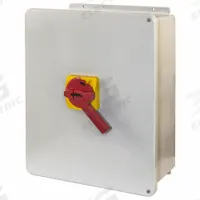 HUBBELL Disconnect Switch: Non-Fusible, 200 A, Three Phase, 600V AC, Non-Metallic, Neutral Assembly (MPN HBLDS20). Key specifications — Environment: Indoor/Outdoor; Phase: Three; Handle Color: Red; Housing Material: Non-Metallic; Standards: UL 98; Brand: HUBBELL; For Environment: Indoor & Outdoor Rated; Extra Features: Neutral Assembly.