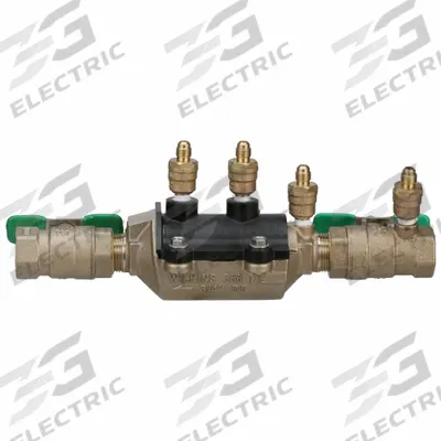ZURN WILKINS Backflow Preventer: 350XL, 3/4 in Pipe Size, FNPT x FNPT, 11 in Overall Lg - Zurn Double Check Backflow Preventers