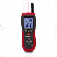 TRIPLETT Psychrometer with Infrared Thermometer: Onboard, 10.1 in x 3 in x 2 in, -4°F to 140°F (MPN RHT52). Key specifications — attr1107597: TRIPLETT; attr1134764: Not Included.
